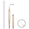 7/9/11/15/20mm Rose gold Nail Liner Brush French Stripe Painting Tools Nail Drawing Pen 6