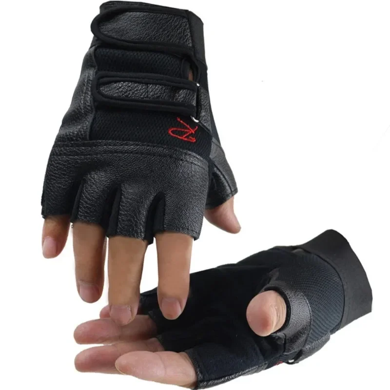 Gym Gloves Weight Lifting Bodybuilding Fitness Training Lengthen Wrist Straps Men Women fitness gloves