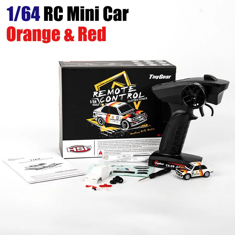 HSP 1/64 RC Drift Car 2.4G High Speed Full Proportional Remote Control Racing Car RTR Desktop Competition Model Toy for Beginner