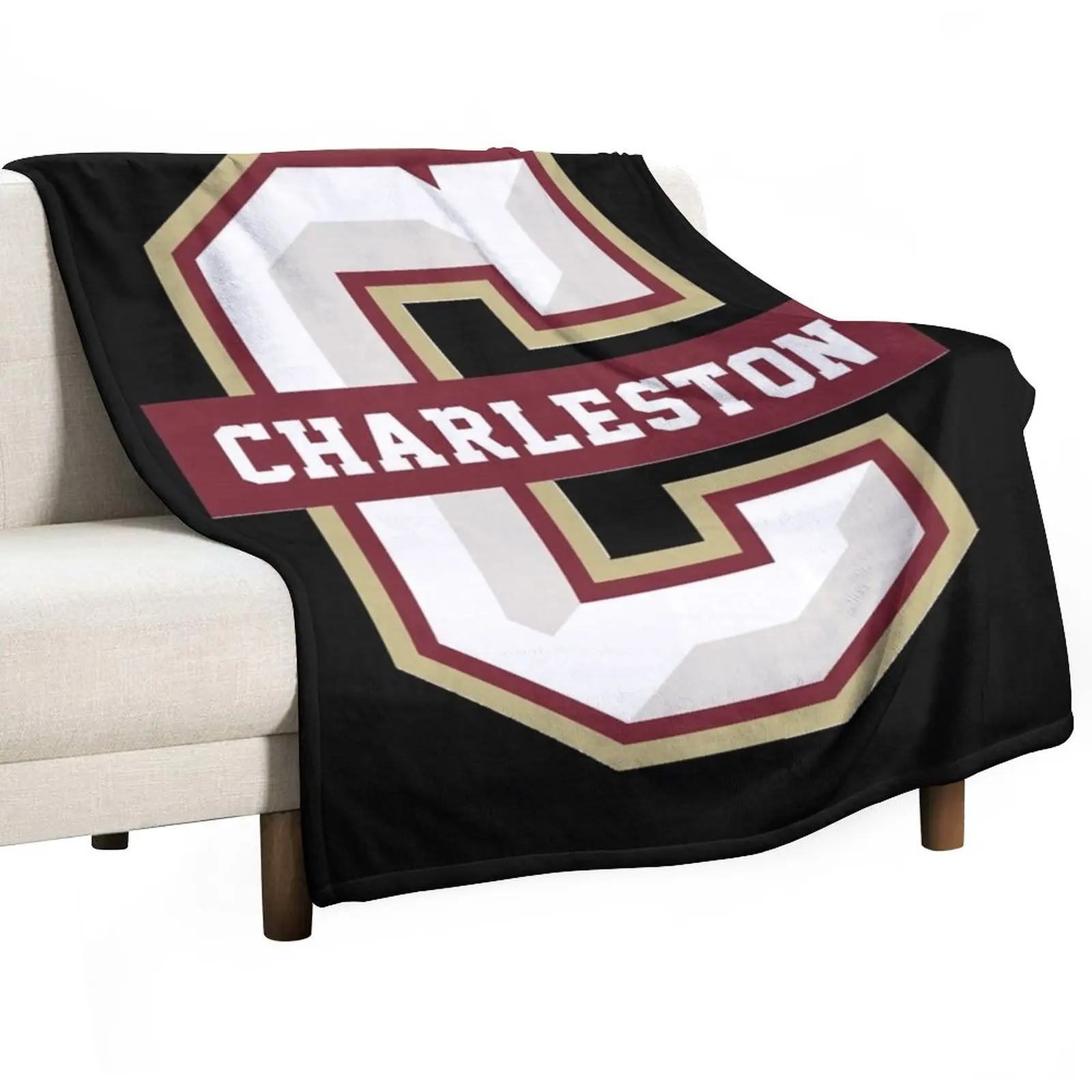 

College of Charleston Cougars Classic Throw Blanket sofa bed Single Blanket