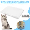 Waterproof Sofa Cover PE Transparent Furniture Dustproof Covers 1/2/3/4 Seat Couch Protection Cover Cat Dog Scratch Protector 4