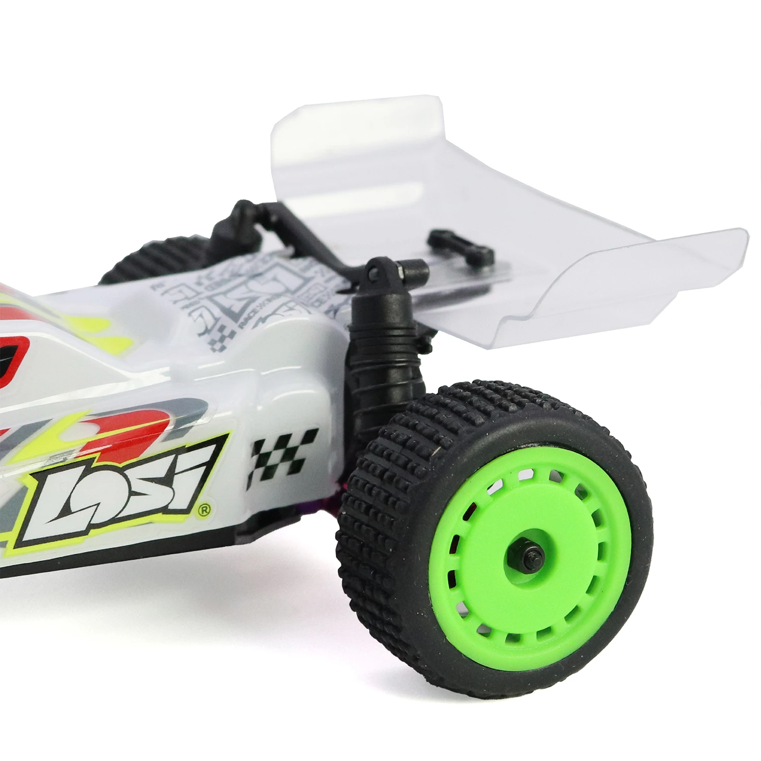 Mini voiture télécommandée Micro-T 4WD jaune avec télécommande, prête à être pilotée, idéale pour offrir à un enfant passionné.