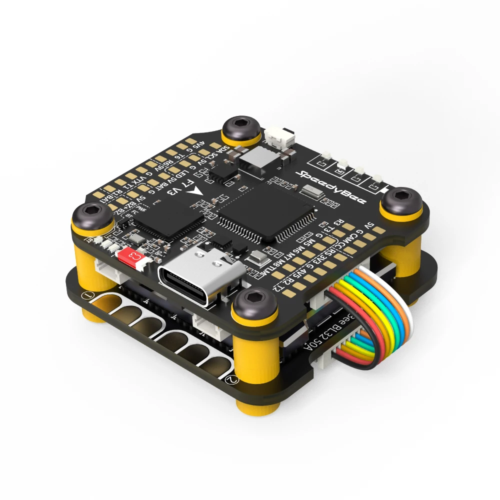 Стек SpeedyBee F7 V3 BL32 50A 30x30, совместимый с беспроводными прошивками iNAV, BF и Emuflight thumbnail 2