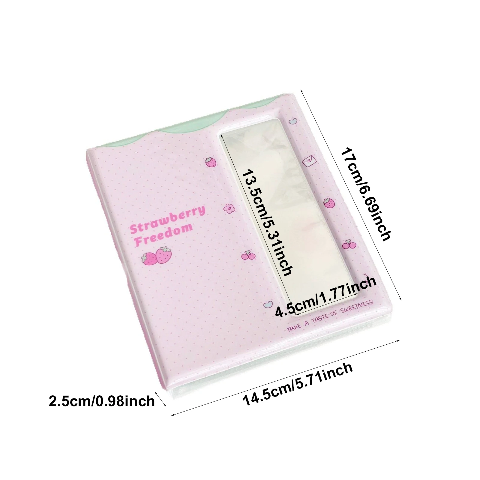 INS Style Cute Life 4 Cuts Card Binder Big Card Album Mini Photo Card Storage Book Polaroid Card Oganizer Photo Sticker Albums 6