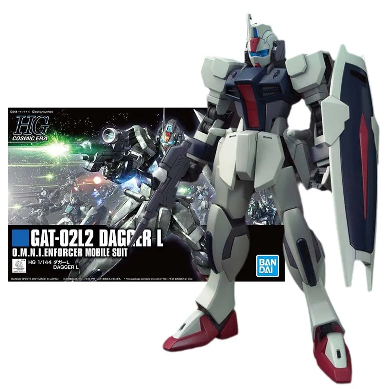 

Bandai Figure Gundam Model Kit Anime Figures HG GAT-02L2 Dagger L Mobile Suit Gunpla Action Figure Toys For Boys Children's Gift