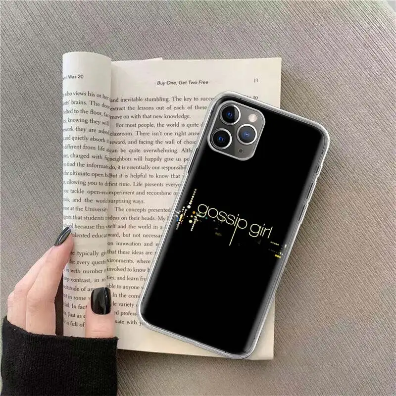 thumbnail image 1 of Gossip Girl teléfono para Apple Iphone 14 12 13 15 Pro Max Mini 11 16 Plus X XS XR funda SE 2020 carcasa protectora transparente de TPU Fu, 1 of 5
