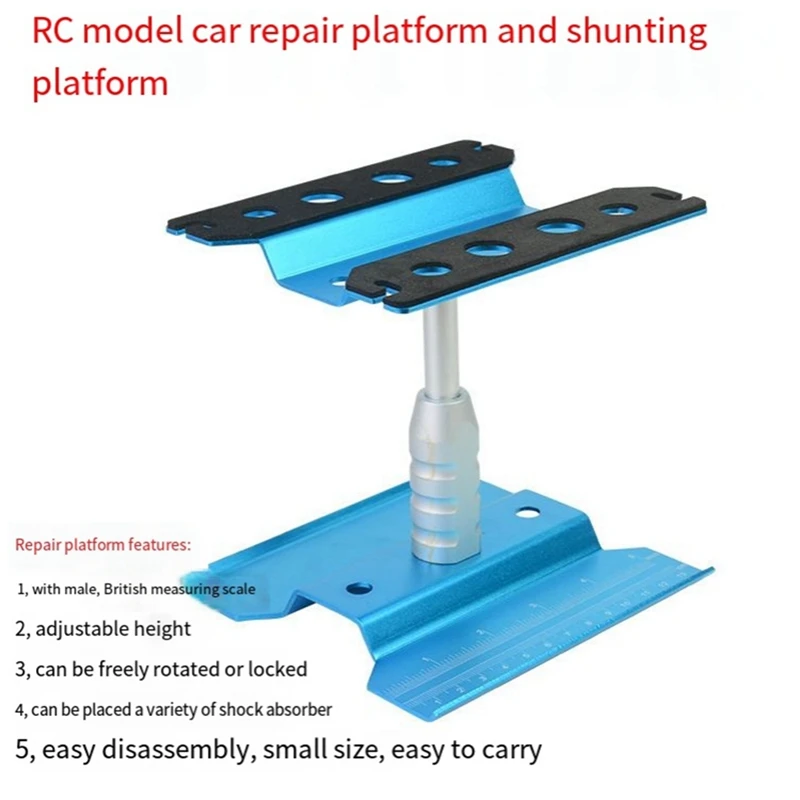 A47M-Model Car Repair Station Rotating Station Off-Road Climbing Vehicle Repair