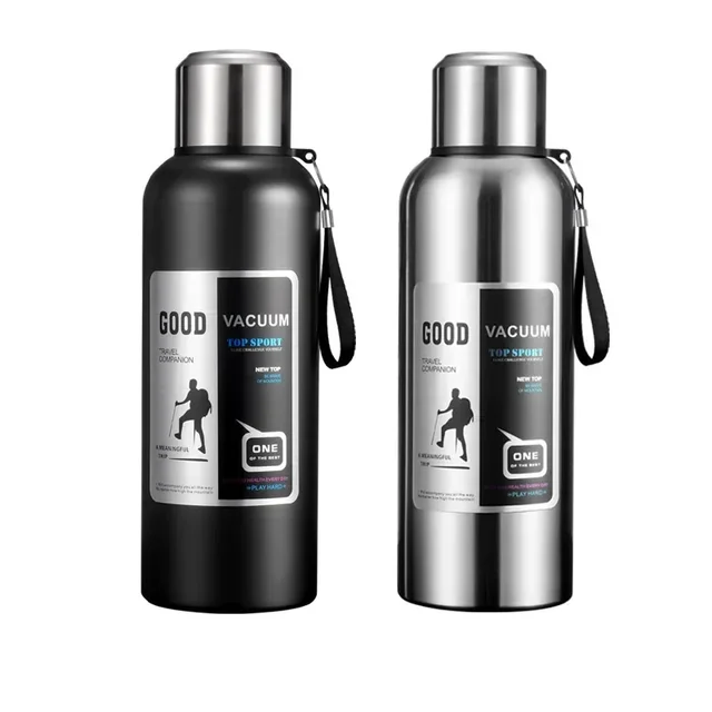 Large Capacity Cold Thermal Thermos Tumbler Stainless Steel Insulated Tea Coffee Water Bottle Insulation Flask Pot Travel Mug 2