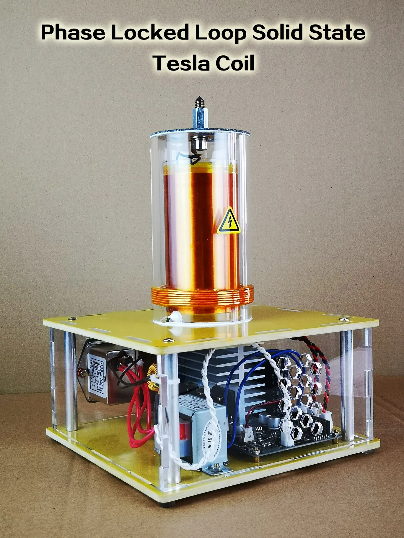 Tesla Coil Finished PLLS PLLSSTC Technology Exhibits Toys Plasma Speaker Speakers Free Shipping