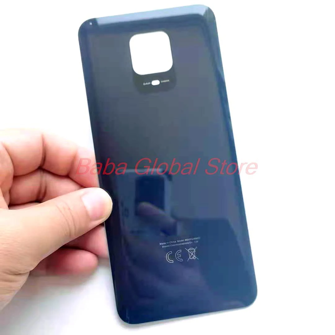 Back Glass Cover For Xiaomi Redmi Note 9 Pro / Note 9S Battery Cover Housing Door Chassis Red Mi 9Pro Repair Parts