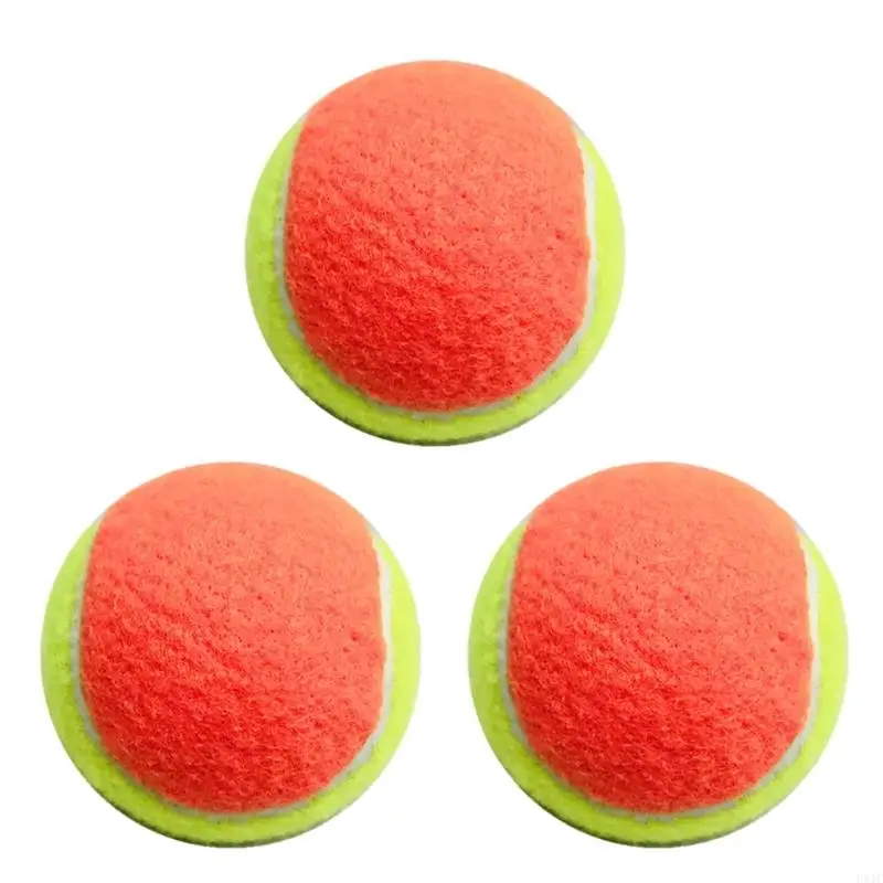 U1JC 3Pcs Training Exercise Tennis Balls for Beginners Tennis Balls Practice Balls, for Dogs Kids