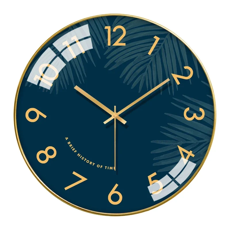 Wall Clock Gold Watch Wall Silent Clocks Style 1  