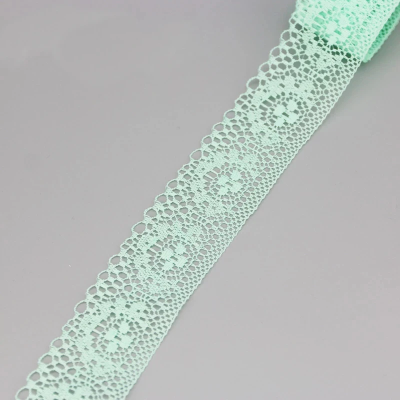 (10 Yards/roll) 40mm White Lace Fabric Webbing Decoration Packing Material Handmade DIY Lace