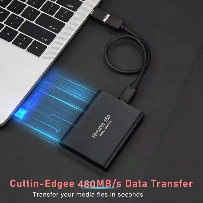 SSD 외장 60 테라바이트 플래시 드라이브 타입-C USB3.1 30 테라바이트 16 테라바이트 SSD 드라이브, 휴대용, 4 테라바이트, 미니 슬림, 고속 전송, 외장 플래시 장치