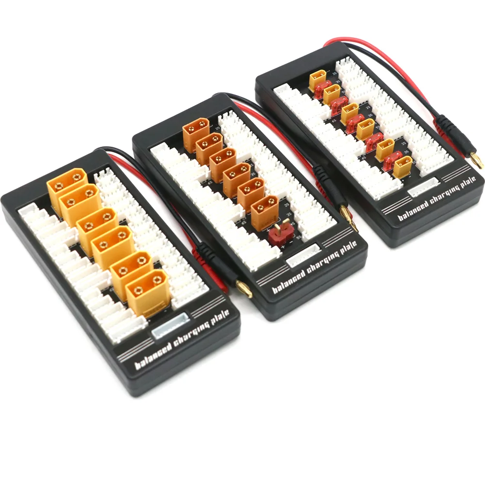 

XT60 XT30 XT90 T-Plug EC3 EC5 Parallel Lipo Battery Charging Board 2-6S for ISDT Q6 PL6 PL8 Charger IMAX B6 B6AC B8 Charger