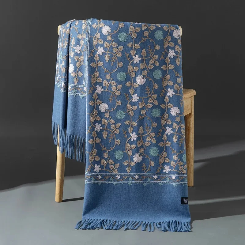 Ginkgo leaf-denim blue