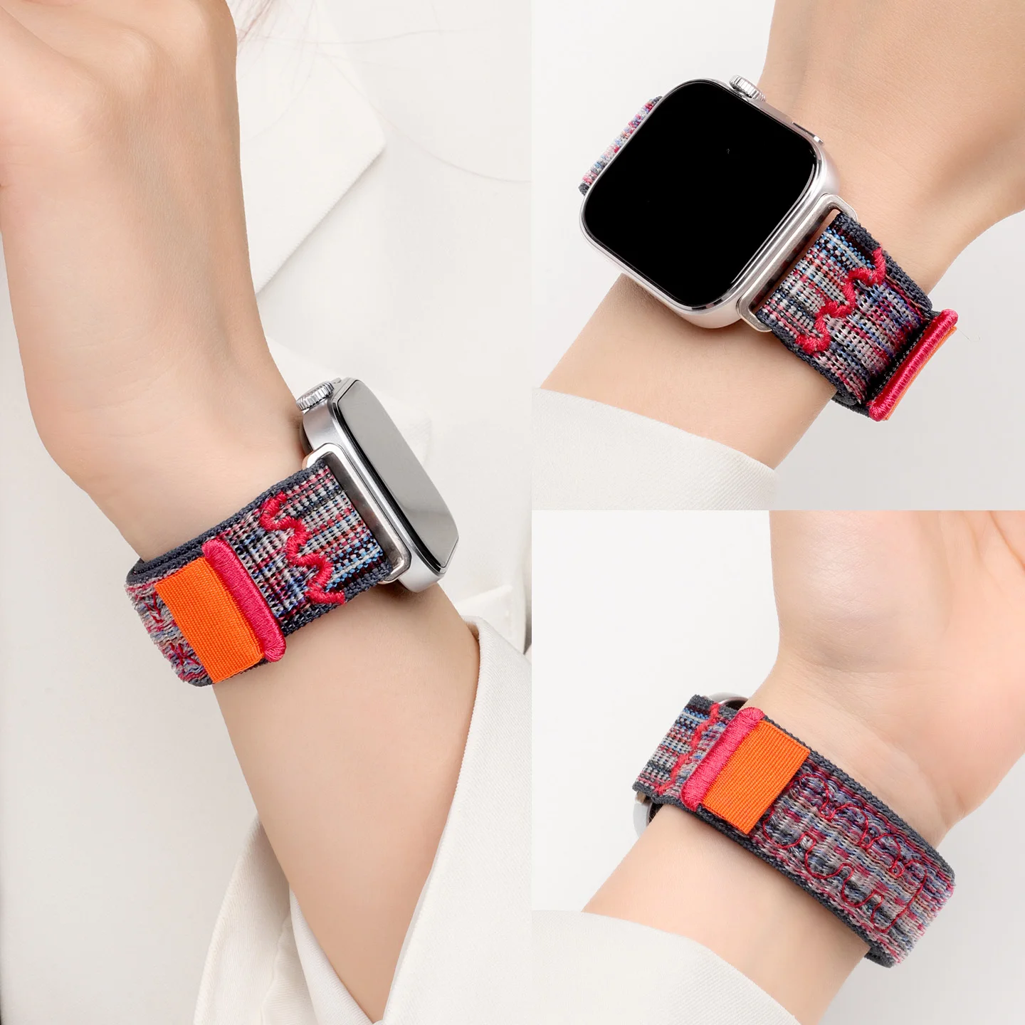 Woven Sports Nylon Smartwatch Wristband Bracelet