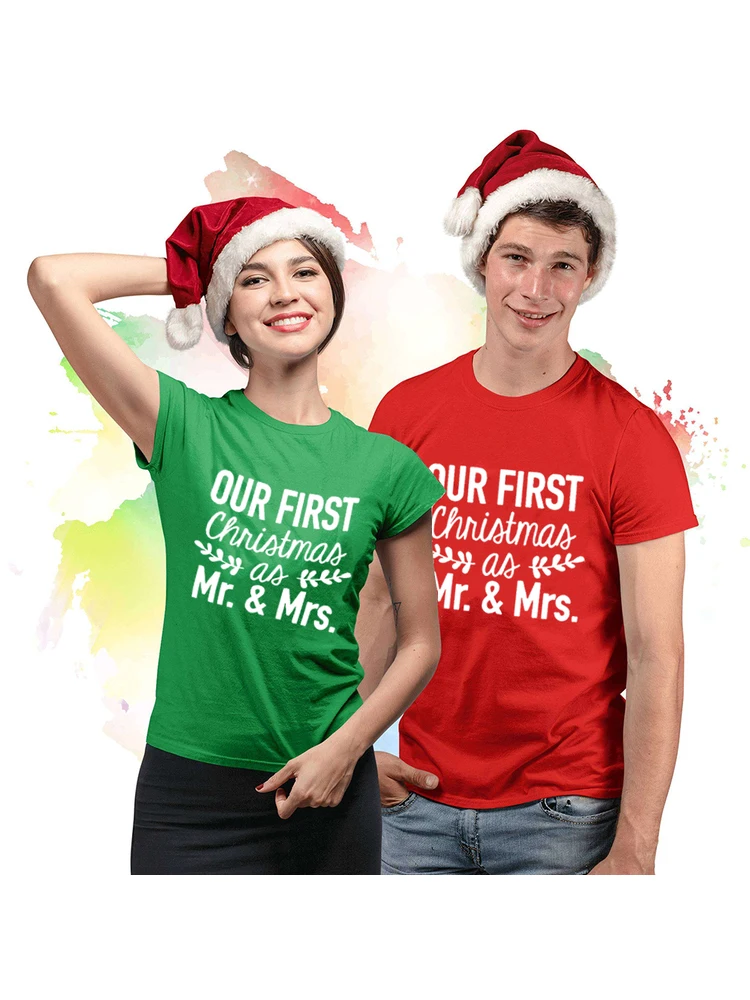 Couples First Christmas Married 