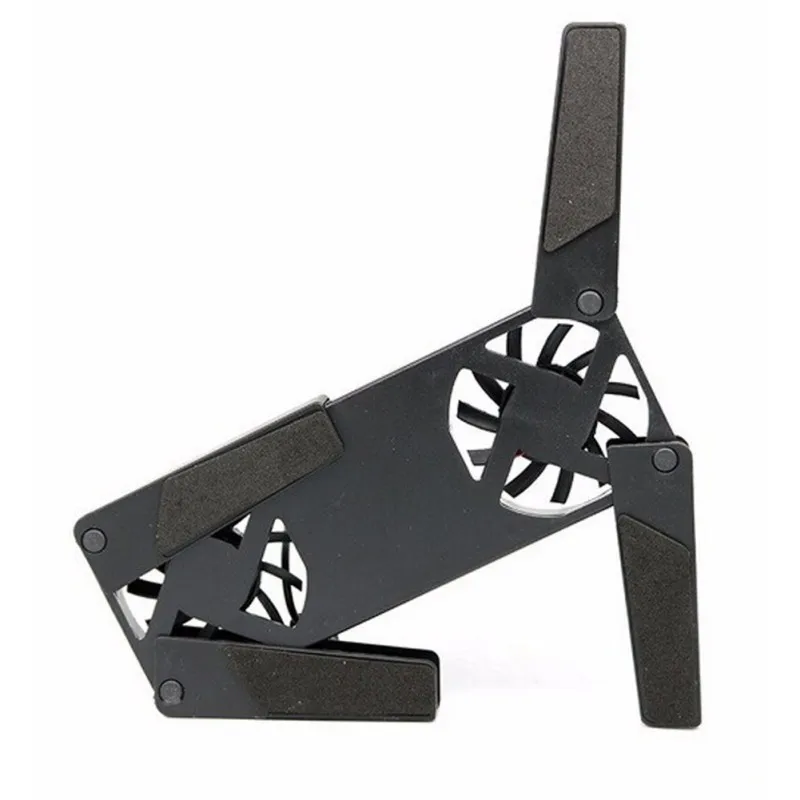 2 Fan Air-cooling Cooler Bracket Laptop Pad USB Powered Cooling For Universal 7 15" Notebook Stand_voghion.com
