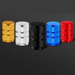 Automobile Tire Inflation Nozzle Cover Bolt-in Aluminum Theftproof Valve Caps Car Wheel Tires Valves Tyre Stem Air Caps