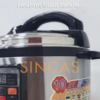 Multi-function Touch Electric Pressure Rice Cooker 6L-8L - 220V 3