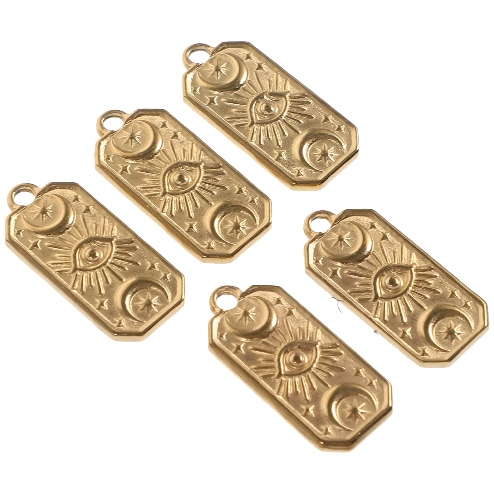

5pcs Vintage Jewelry Making Material Earrings Charm Key Chain Pendant