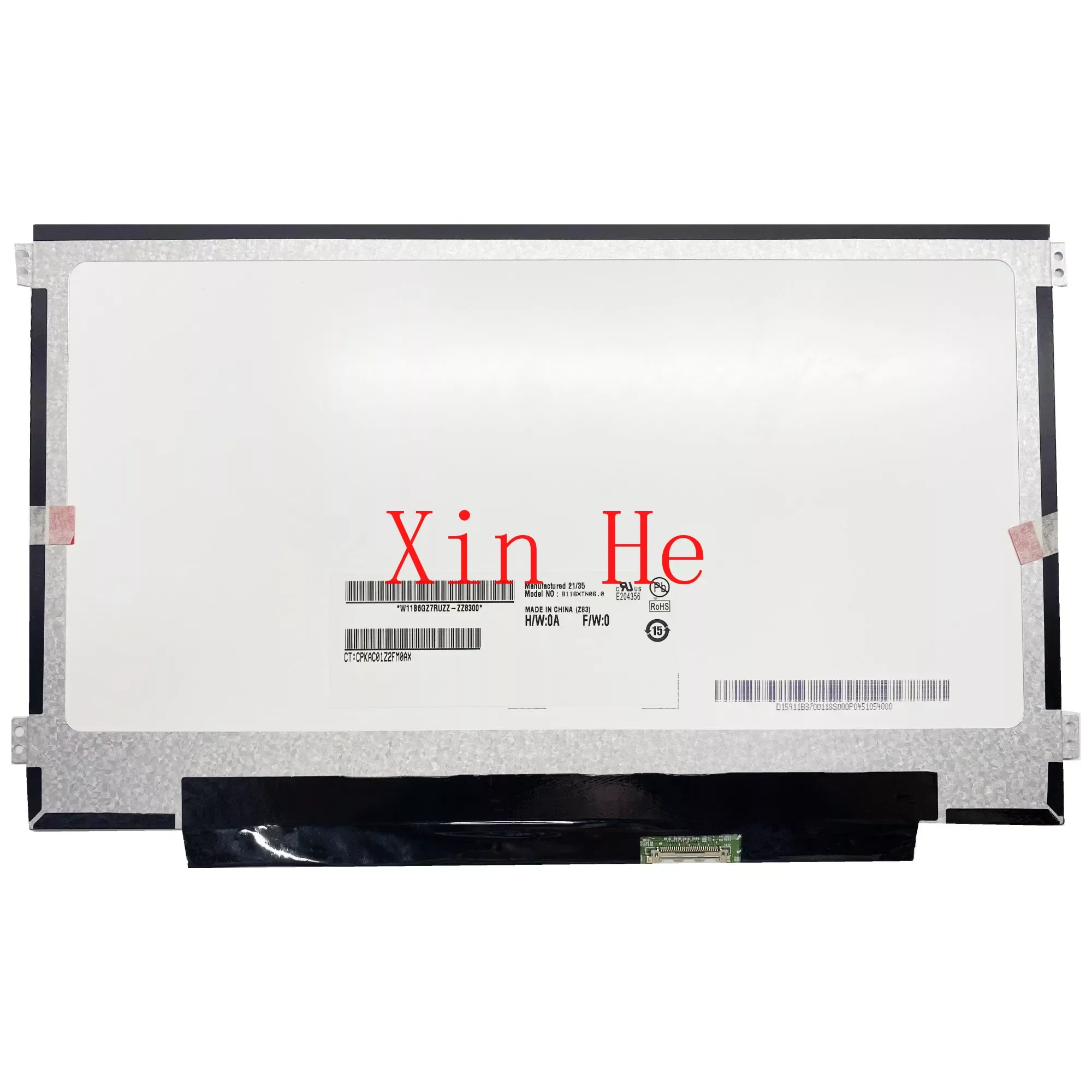 노트북 LCD 스크린 디스플레이 패널 교체, 11.6 인치, B116XTN06.0