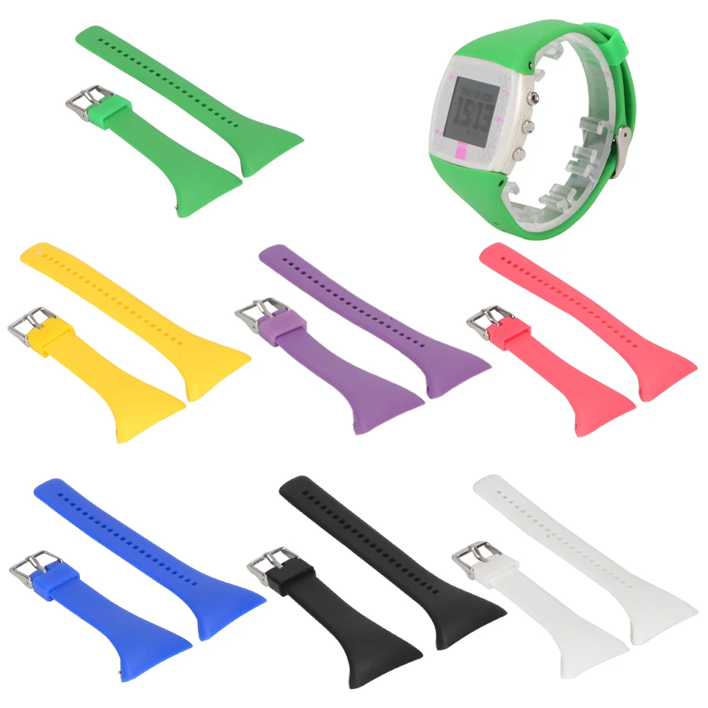 Cinturino per orologio intelligente in silicone, regolabile, pratico, di ricambio, impermeabile, confortevole, per la serie POLAR FT4 FT7 FT