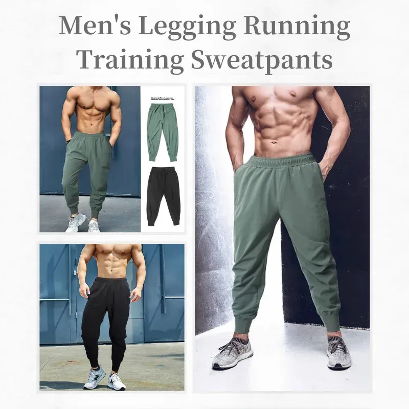 New Outdoor Men's Fitness Sports Pants Thin Loose Quick Dry Running Training Sweatpants Lightweight Breathable Summer Trousers