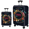 Popular Luggage Protective Cover Elastic Cloth Thickened Dust-proof Trolley Suitcase Cover Travel Accessories For 18-30Inch Case 5