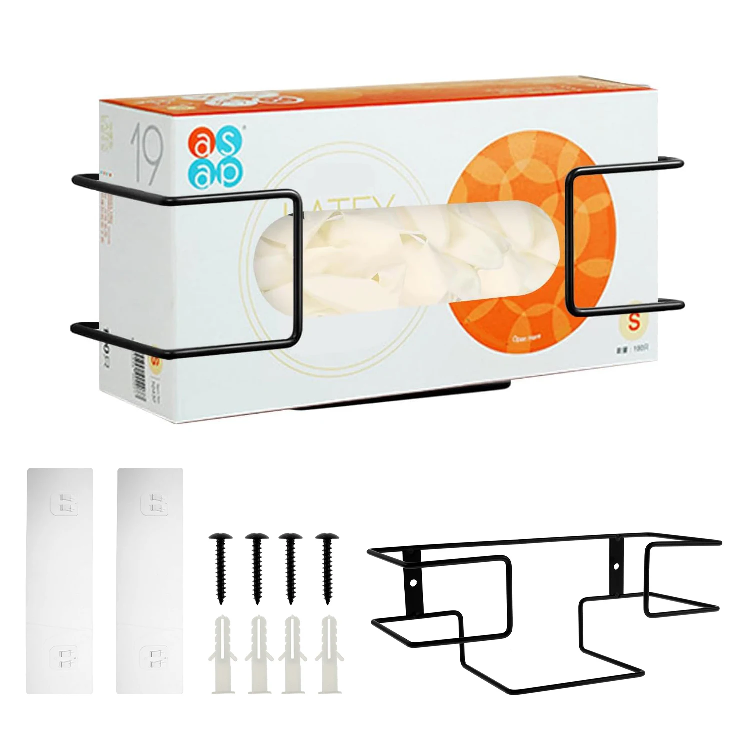 2-Piece Glove Box Bracket Repair Set - Replacement For Opel Astra G & Zafira A, Part #5114275, ABS Plastic