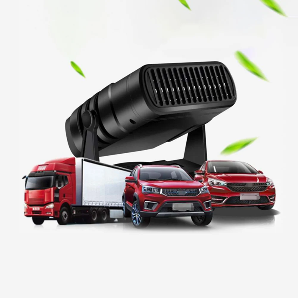 12 V/24V Portable Electric Car Fast Window Windshield Deing Defrost Fan Heating Dashboard Seat Heater_voghion.com