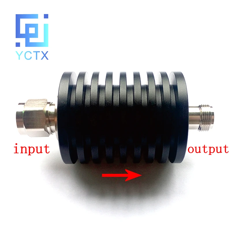 Tomada Masculina ao Conector de Alimentação Coaxial Fêmea de Jack rf tipo Atenuador 50w n Dc3 Ghz 4ghz 10 15 20 30 40 50db