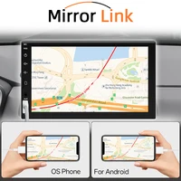 Autoradio 7 pouces 1 Din, lecteur multimédia Carplay Android Auto, écran tactile HD, entrée FM AUX, Bluetooth, MirrorLink, autoradio universel 3