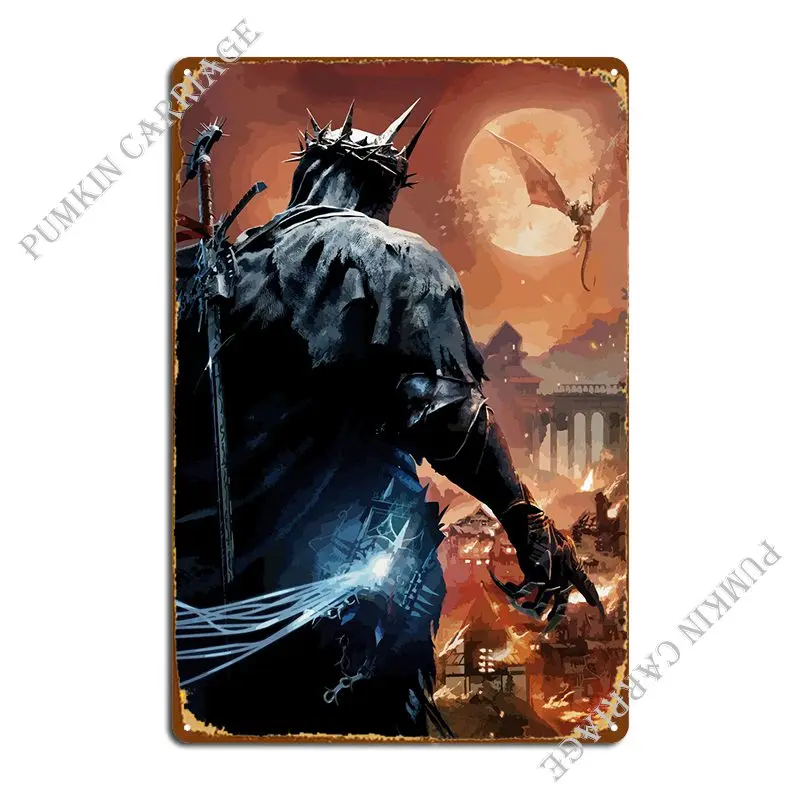 The Lords Of The Falled Metal Platform Poster Arrugginito Kitchen Vintage Kitchen Tin Sign Poster