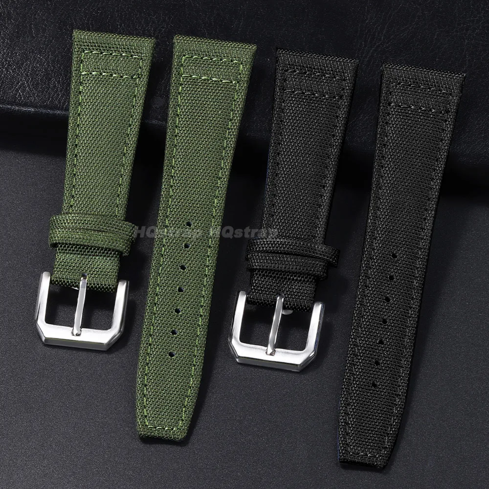 Universal Nylon Canvas Watch Strap - Business & Sport Replacement Wristband