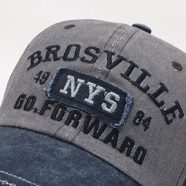 Men's Baseball Cap Casual Embroidered Curved Brim Hat - Image 5