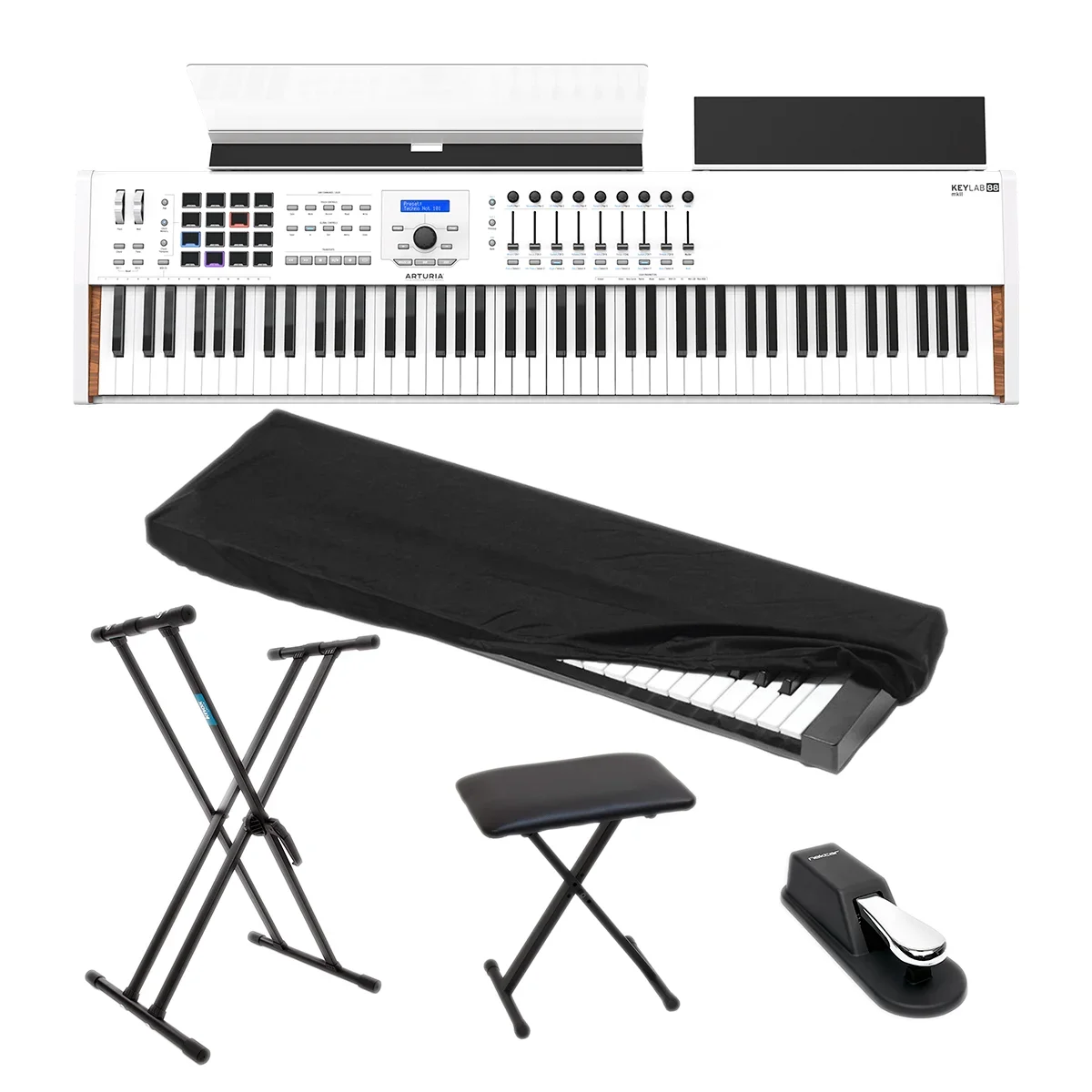 

(Новый бренд) Arturia KeyLab 88 MkII-стенд для клавиатуры-Nektar NP2-Пылезащитная крышка 88 клавиш