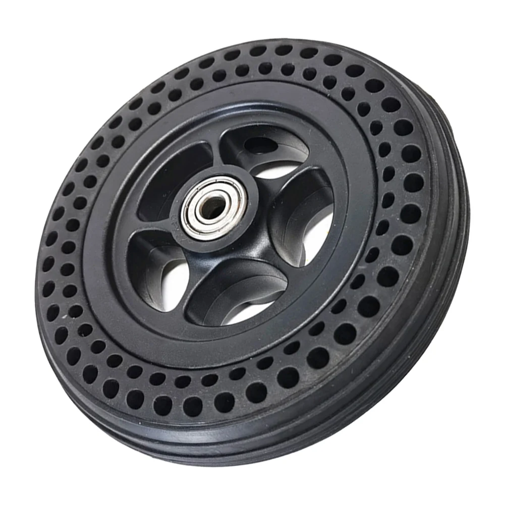 

6 X 1 1/4 Solid Tire For Wheelchair 6 Inch Black Electric Scooter For Wheelchair With Wheel Hub For Wheelchair Brand New