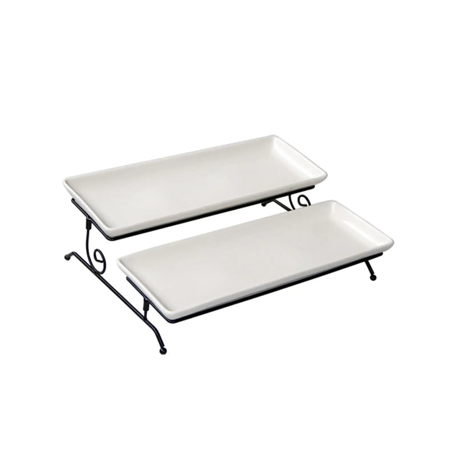 

Tiered Tray Stand Serving Plates for Wedding Party Birthday