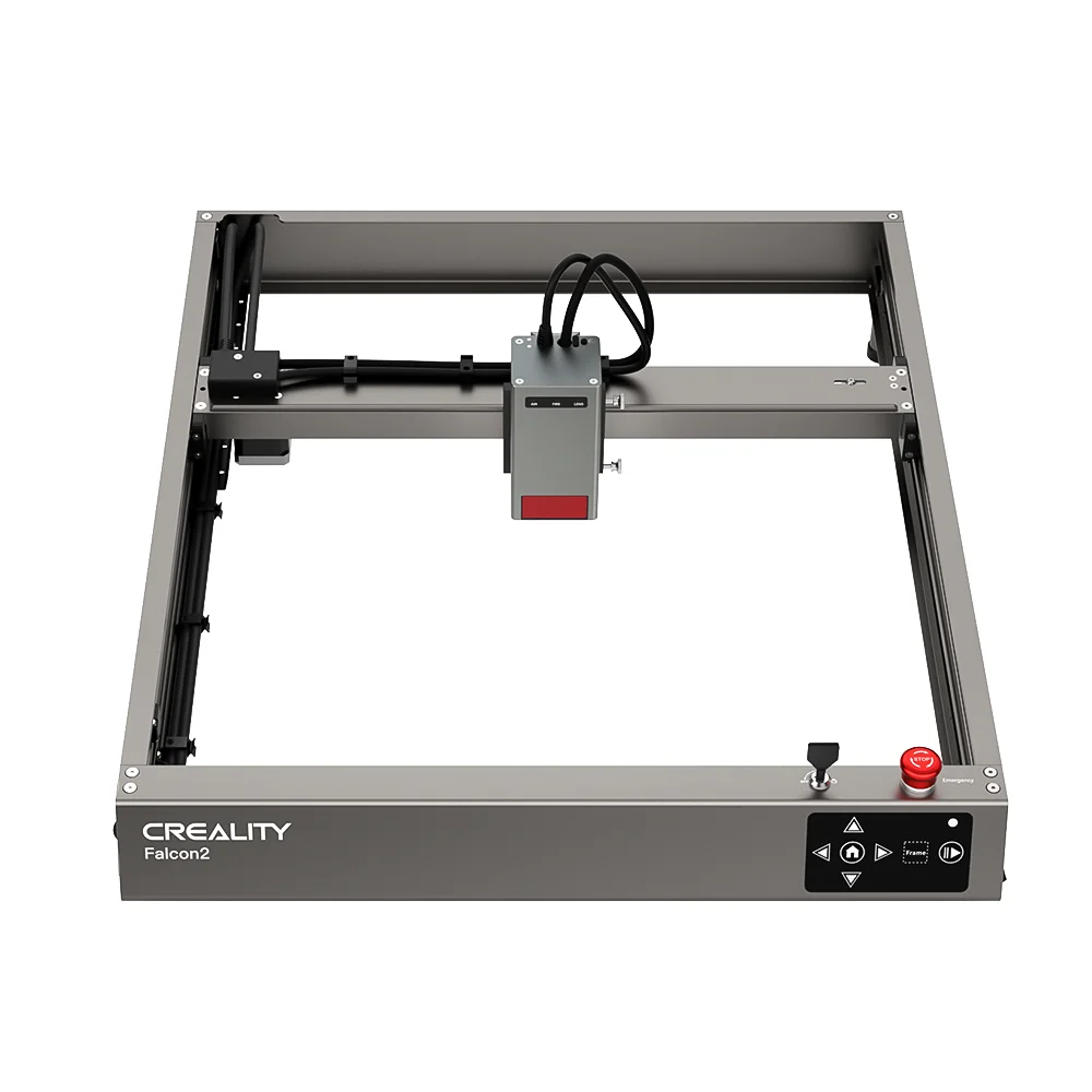 22W Creality Falcon2 Laser Engraver 25000MM/Min Ultra-Fast Integrated Air  Assist Cutting CNC Carving Machine Cut 15mm Wood