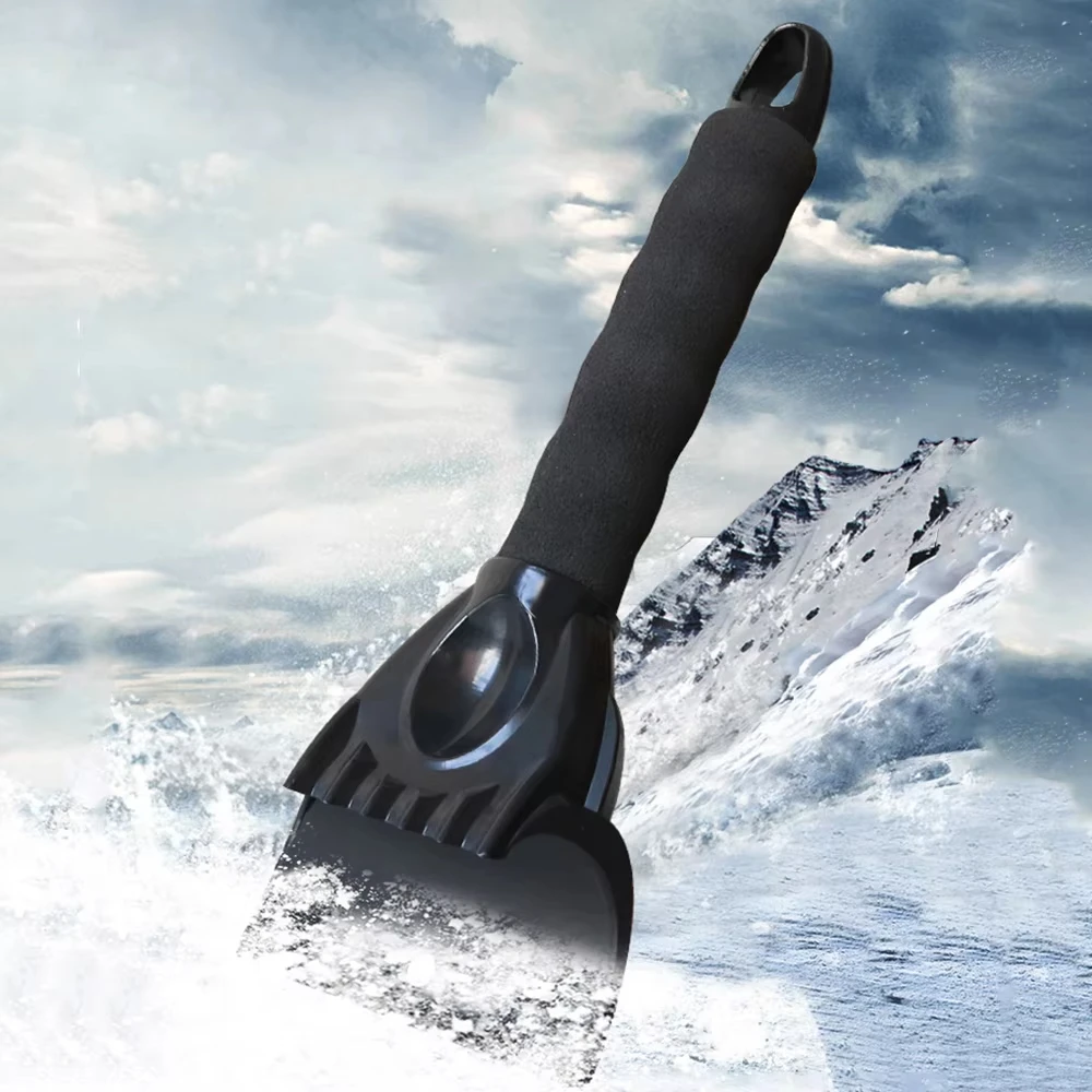 1PC Car Windshield Snow Scraper Stainless Steel Ice Scraper Removal for Winter Snow Survival Camping Cleaning Accessorie