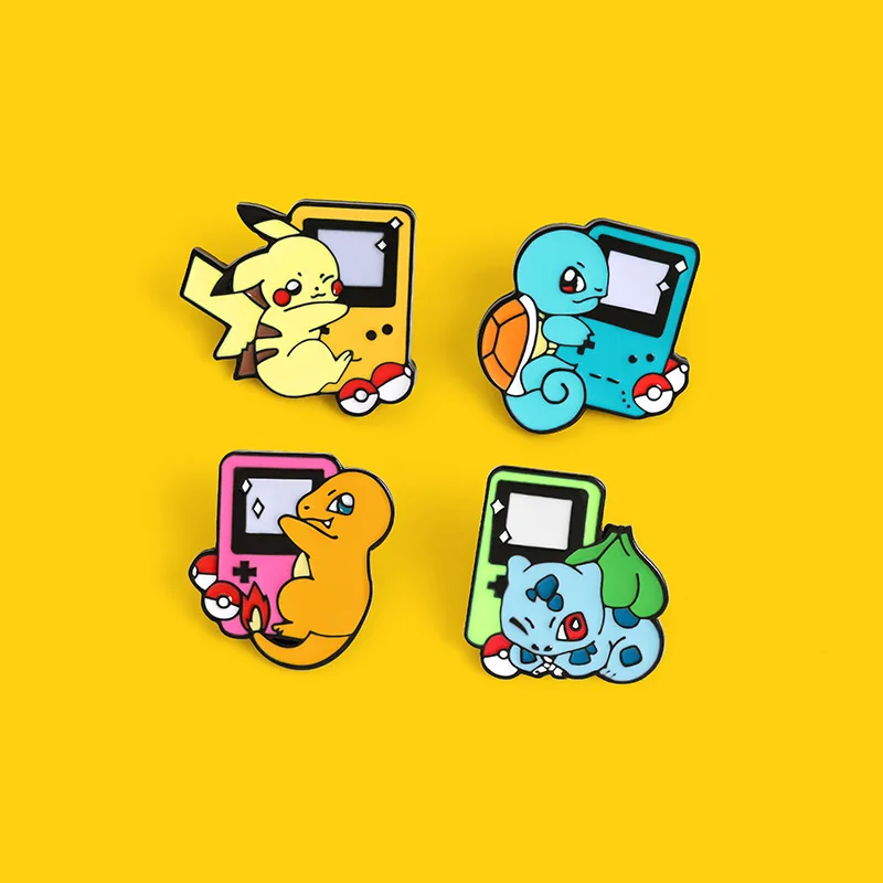 Desenho Animado Pokémon Series Bordado Patch Pikachu/Jenny Turtle/Puckbill  Remendo De Pano Para Decoração De Roupas - Escorrega o Preço