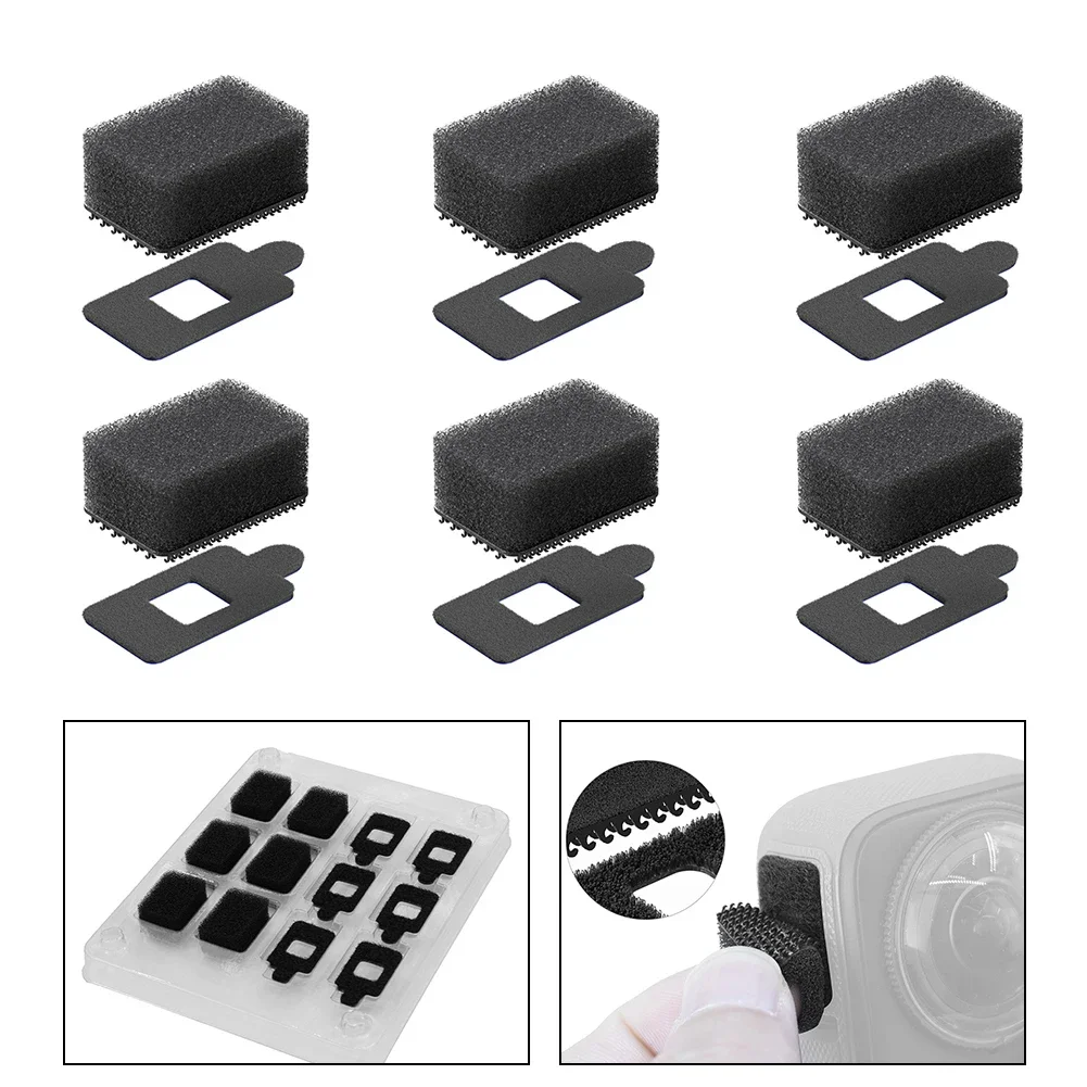 Microfono antivento per Insta360 X4/X3 Migliora la qualità del suono e riduce il rumore Accessori per microfono antivento per microfono - immagine 4