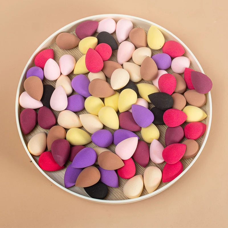 1000Pcs Wholesale Mini Makeup Sponge 3x2cm Beauty Egg Soft Foundation Puff Concealer Flawless Mixed Cosmetic Sponge Makeup Tools 5