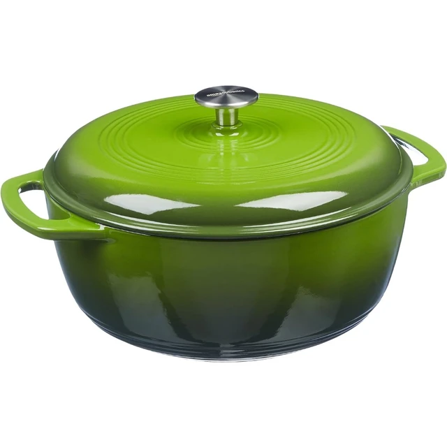 Crock-pot 3 Quart Capacity Round Enamel Cast Iron Covered Dutch