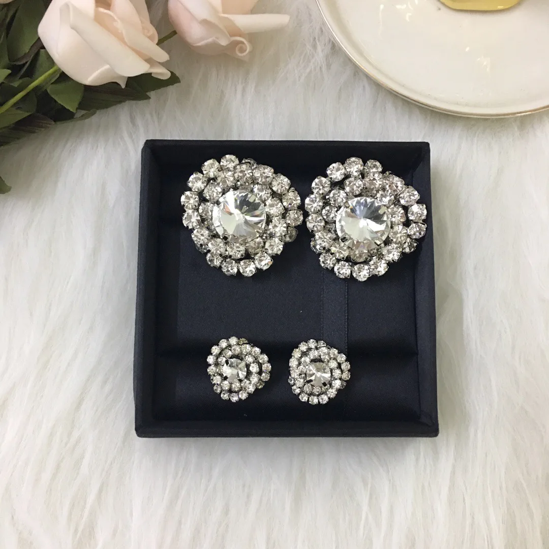 Earring Personality Light Luxury Vintage Twist Size Clip Stud For Women Aretes De Mujer Pendientes Boucle D’Oreille Orecchini