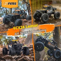FMS 1:24 Lemur RC Remote Control Four-Wheel Drive Cross-Country Climbing Model FCX24 Two-Speed Variable Speed Desktop Model RTR 2