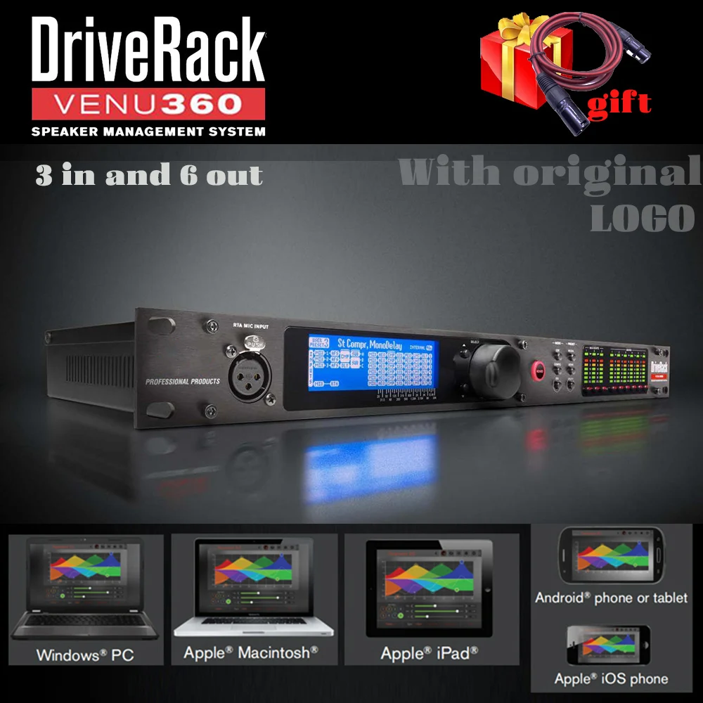 Venu360 3 Input 6 Output Stage Pro Processore Audio Software Originale Driver Audio Rack Sistema Completo Di Gestione Degli Altoparlanti