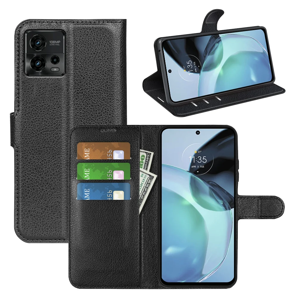 

For Moto G72 Чехол для Book cover Case Cover Phone Pu Leather Cases Fundas For Moto E22 E22i Edge 30 lite Edge 30 Neo X30 Pro